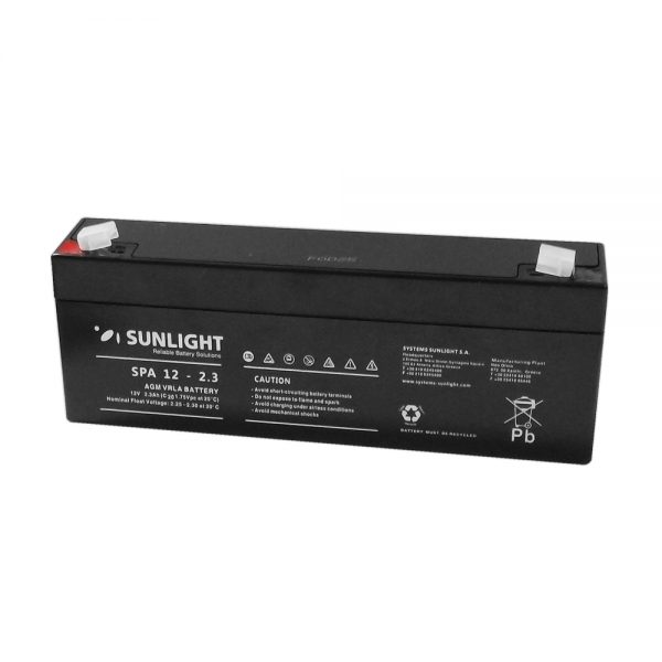 SunLight Μπαταρία Σειρήνας 2.3Ah Στα 12V