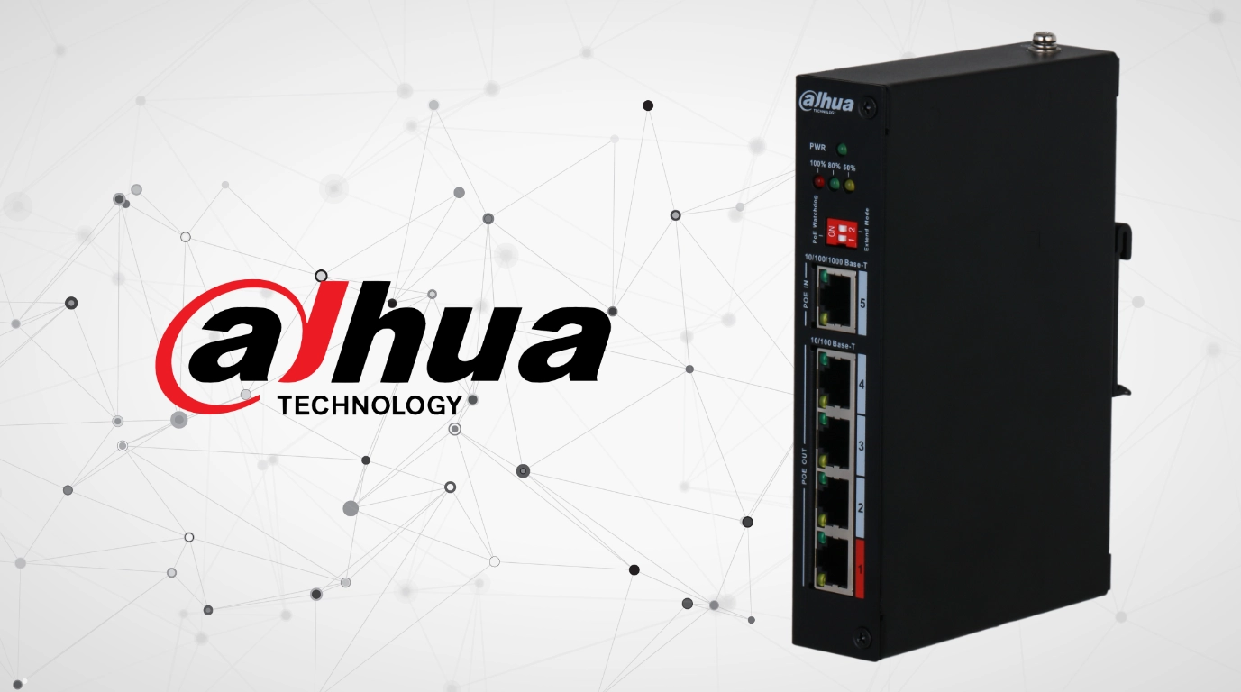 PFT1500 5-Port PoE Extender with 4-Port PoE Out and 1-Port PoE In Dahua PFT1500 5-Port PoE Extender with 4-Port PoE Out and 1-Port PoE In Dahua